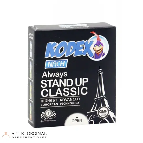کاندوم کدکس مدل Stand Up Classic بسته 3 عددی