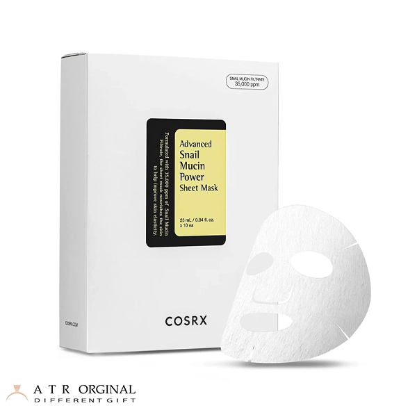 ماسک صورت ورقه ای کوزارکس Cosrx حاوی عصاره حلزون