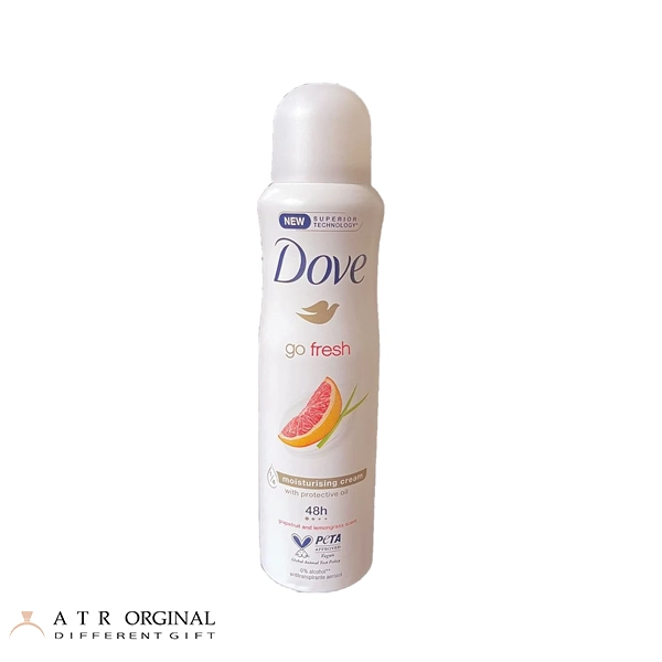 اسپری بدن زنانه 48 ساعته گو فرش داو گریپ‌فروت و علف لیمو