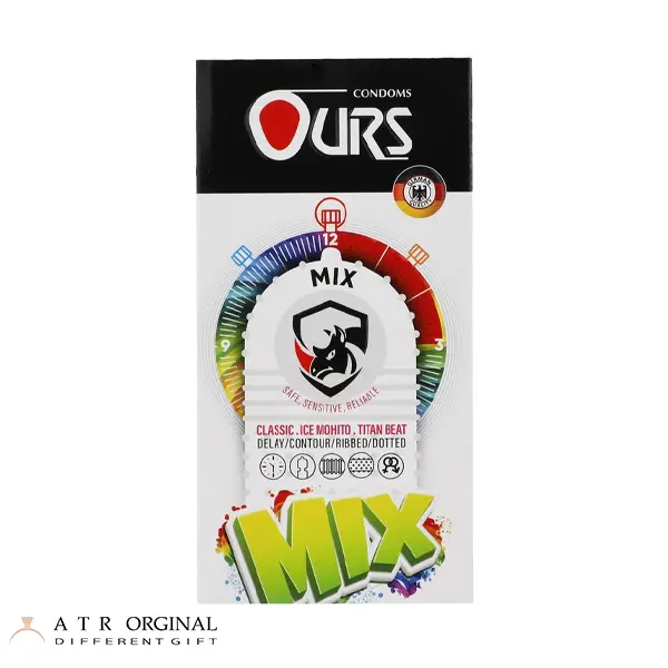 کاندوم اورز مدل Mix بسته 12 عددی