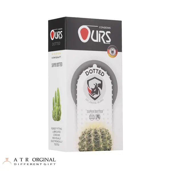 کاندوم اورز مدل Dotted بسته 12 عددی