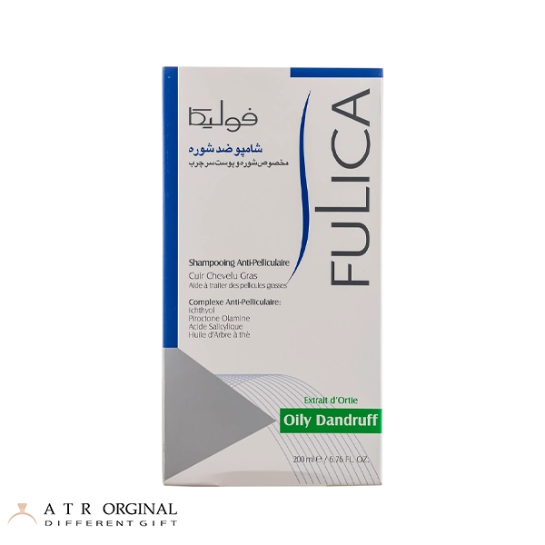شامپو ضد شوره مخصوص شوره و پوست سر چرب فولیکا حجم 200میلی لیتر