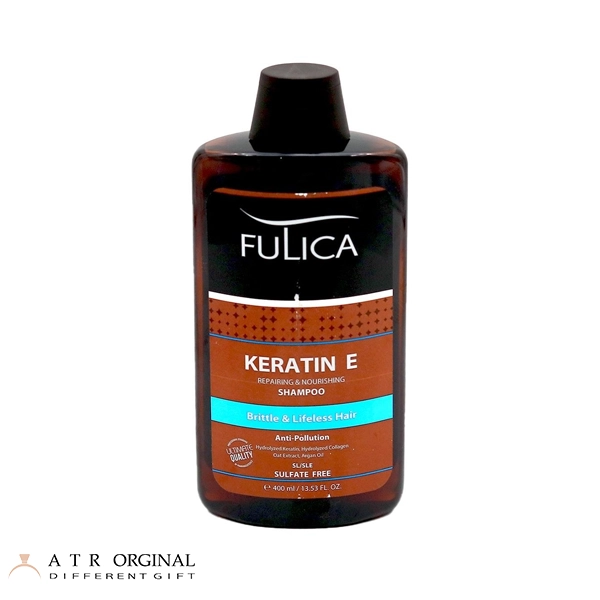 شامپو تقویت کننده مو فولیکا مدل Keratin E فاقد سولفات