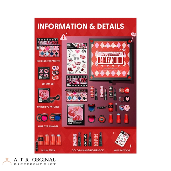 ست هدیه هارلی کویین زنانه 13 عددی شیگلم