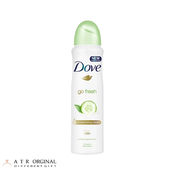 اسپری بدن زنانه 48 ساعته گو فرش داو خیار و چای سبز