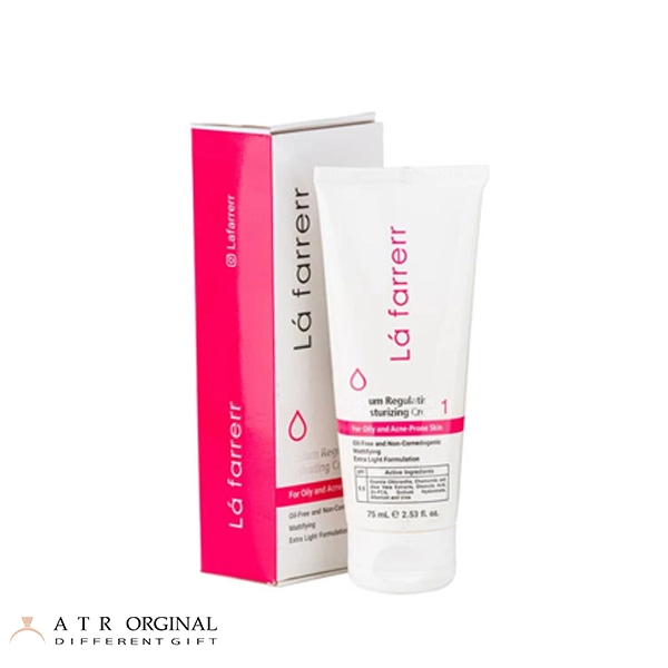 کرم کنترل کننده چربی و آبرسان لافارر شماره 1 مناسب پوست چرب و آکنه دار حجم 75 میلی لیتر