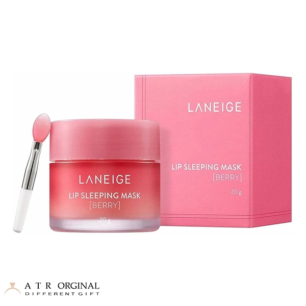 ماسک لب شب توت فرنگی لانیژ