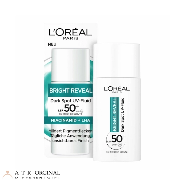 فلوئيد ضد آفتاب ضدجوش و لك نياسين آميد و LHA برايت ريويل لورآل 50 ميل