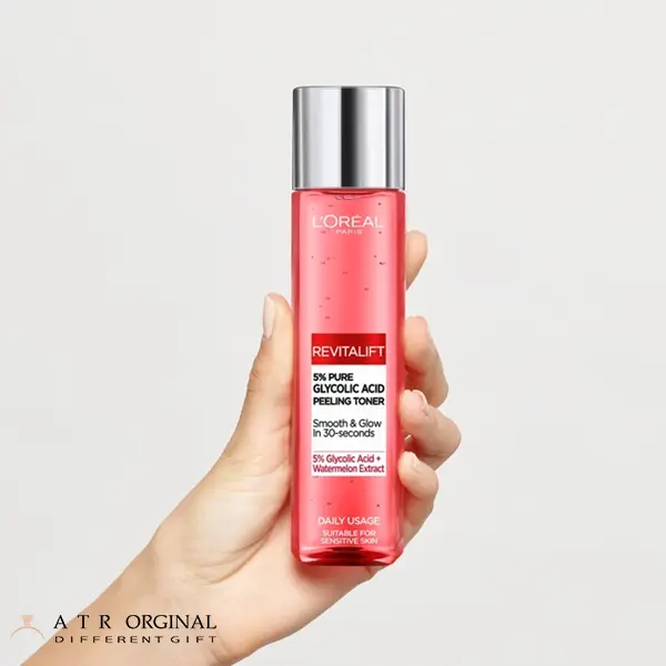 تونر لایه بردار روشن کننده و ضدلک حاوی گلیکولیک اسید لورال