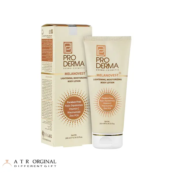 لوسیون بدن روشن کننده ملانو وست پرودرما
