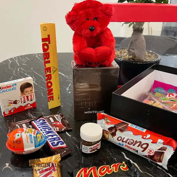 باکس هدیه مردانه عطر مون بلان لجند نایت