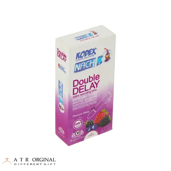 کاندوم تاخیری ناچ کدکس مدل Double Delay بسته 10عددی