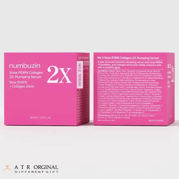 سرم کلاژن صورتی شماره 2x نامبوزین Numbuzin