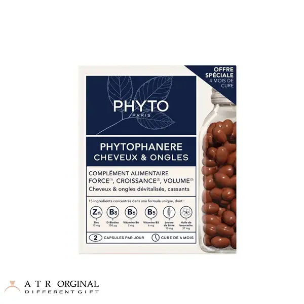 قرص فیتو فانر تقویت کننده مو و ناخن 120 عددی