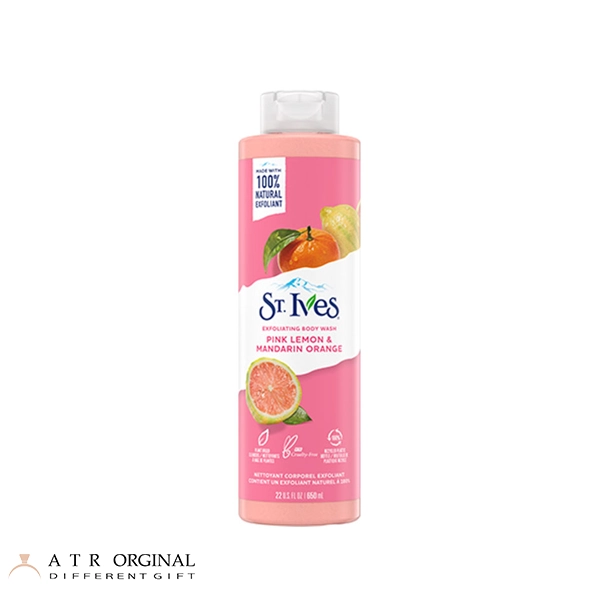 شامپوی بدن لایه بردار لیمو صورتی و نارنگی سینت ایوز