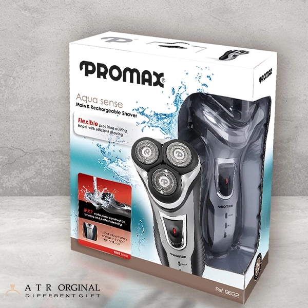 ریش تراش سه تیغ پرومکس مدل 9632