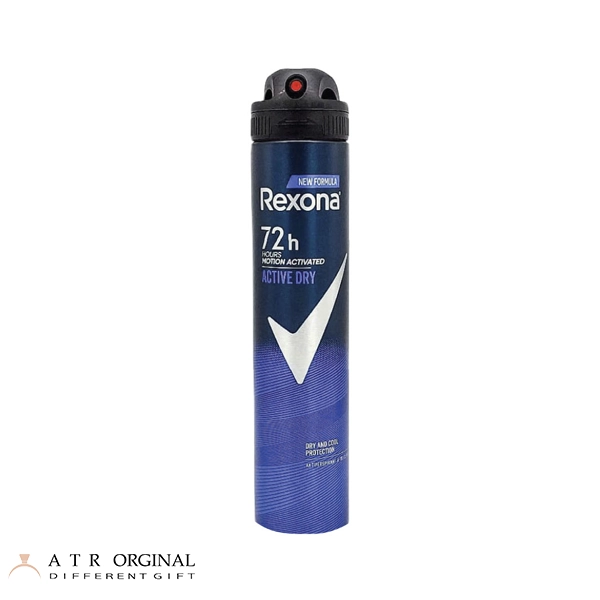 اسپری ضدتعریق رکسونا مردانه 72 ساعته مدل Active Dry