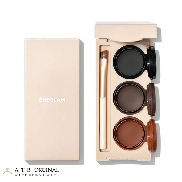 پالت 3 عددی خط چشم و ابرو‌ ژله‌ای شیگلم SHEGLAM