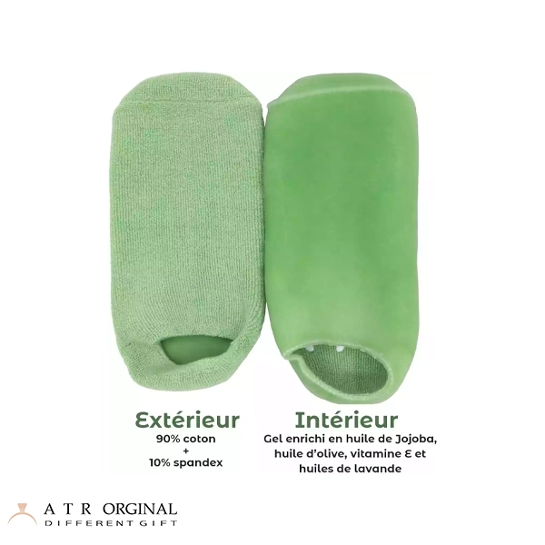 جوراب سیلیکونی ترمیم ترک پا وارداتی ( جعبه دار پک اصلی )