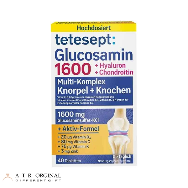 قرص گلوکوزامین و هیالورون تتسپت