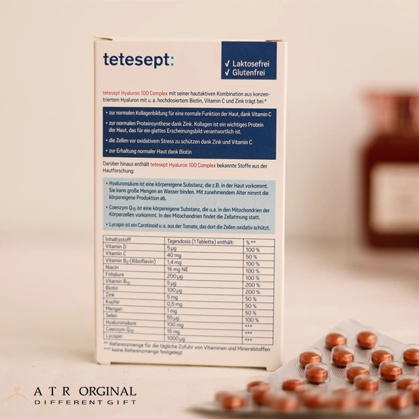 قرص آبرسان و ضد چروک هیالورون کمپلکس complex