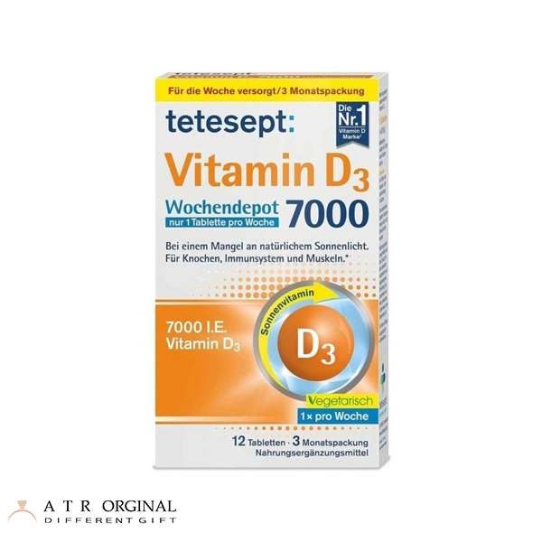 ویتامین دی۳ تتسپت دوز ۷۰۰۰