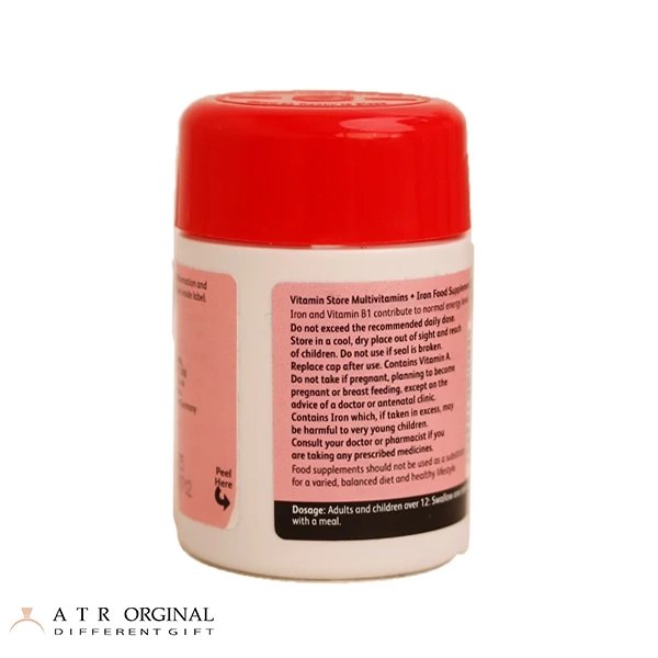 قرص مولتی ویتامین و آهن ویتامین استور