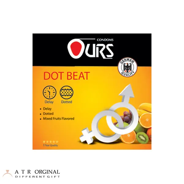 کاندوم اورز مدل Dot Beat بسته 3 عددی